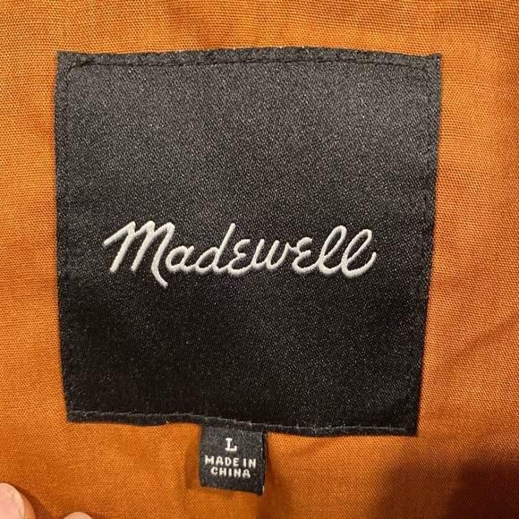 Madewell Corduroy Utility Jacket - Deep Rust - Picture 2 of 6
